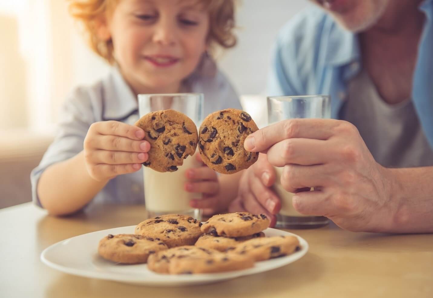 cookies and milk