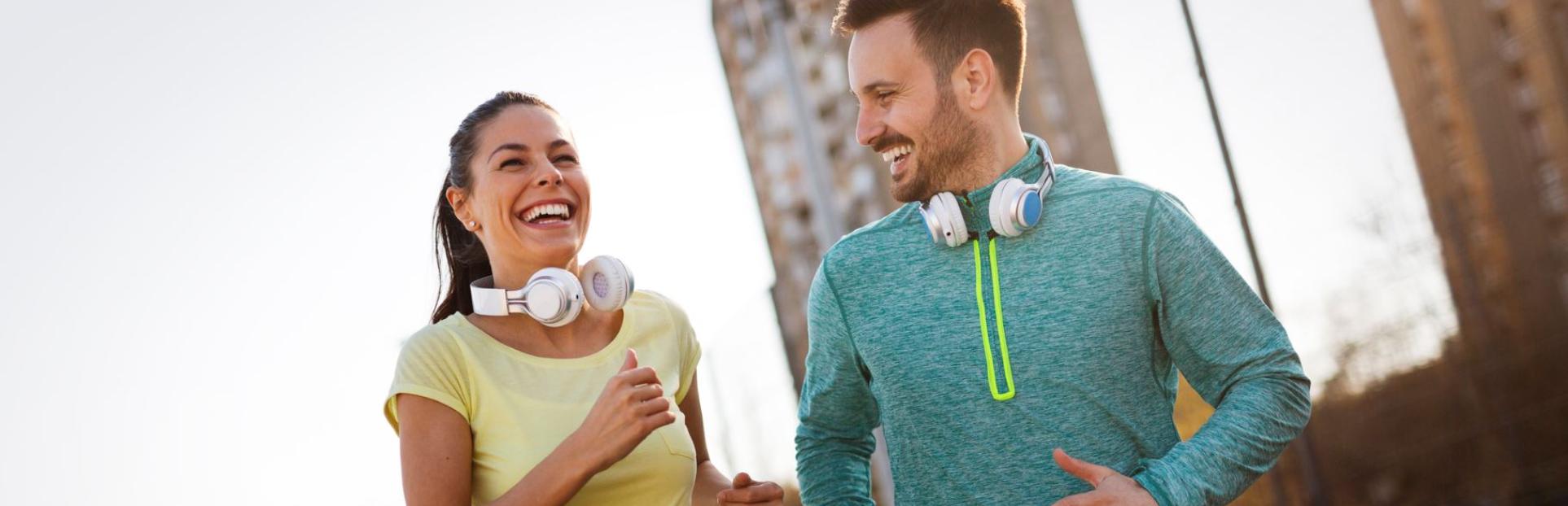 couple jogging