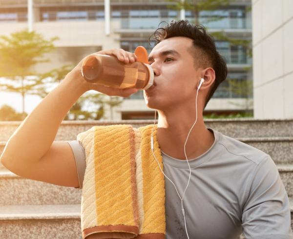 man after workout