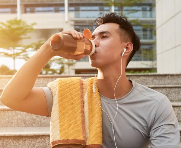 man after workout