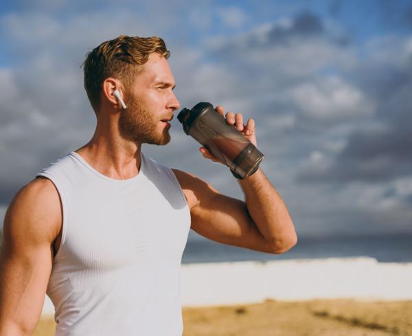 man after workout